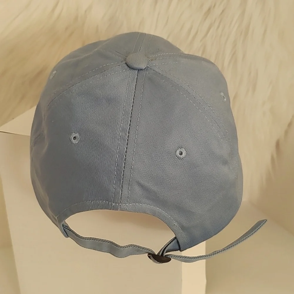 Sportsman LIght Blue 100% Cotton Adjustable Embroidered Baseball Cap - Picture 6 of 9